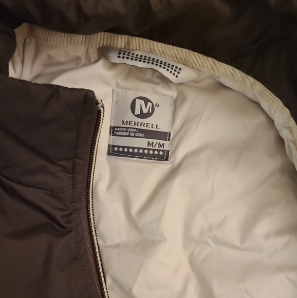 Down Merrell Jacket Med Brown - Picture 4 of 5